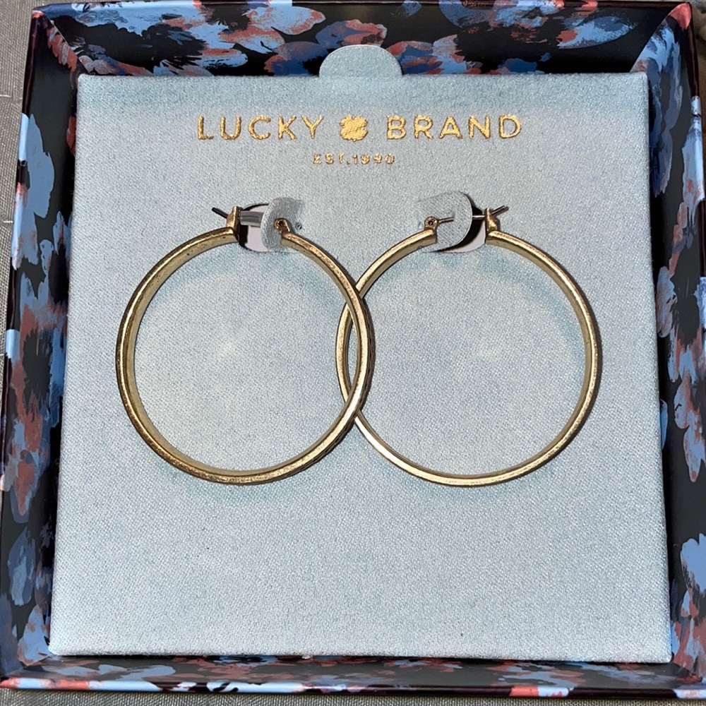 COPY - Lucky brand earrings- hoops